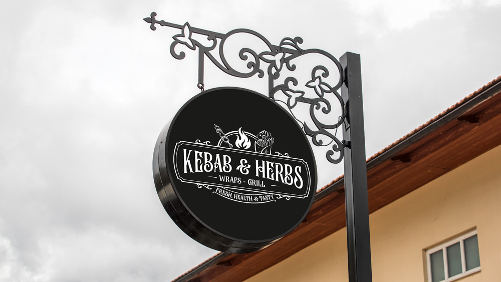 Kebab & Herbs Restaurant Logo