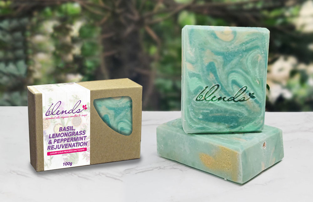 Blends Aromatic Soap Box Packaging