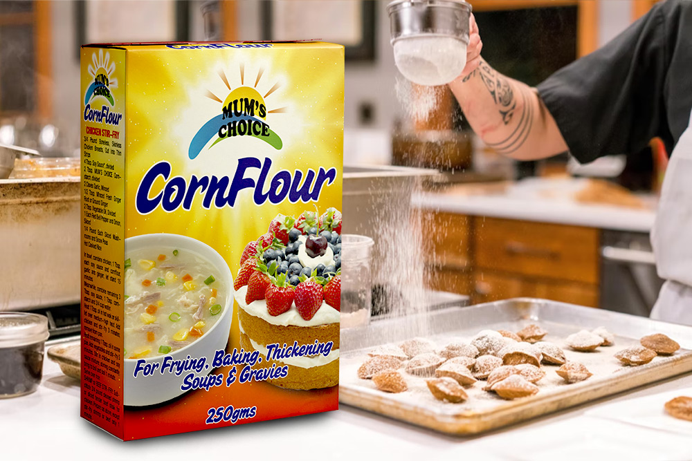 Corn Flour Powder Box Package Designing