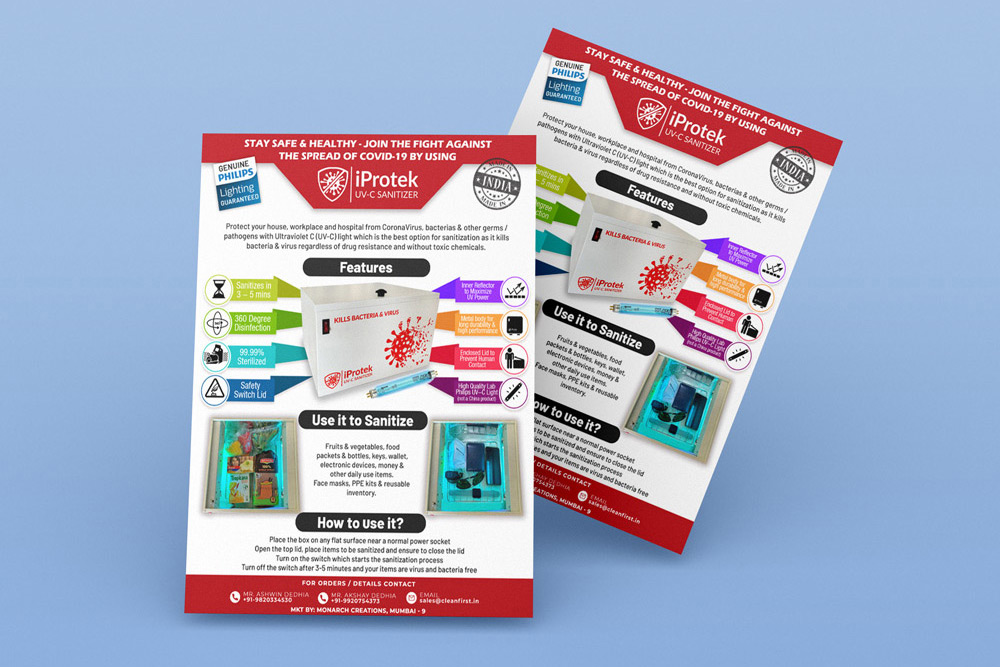 iProtek UV Sanitizer Flyer