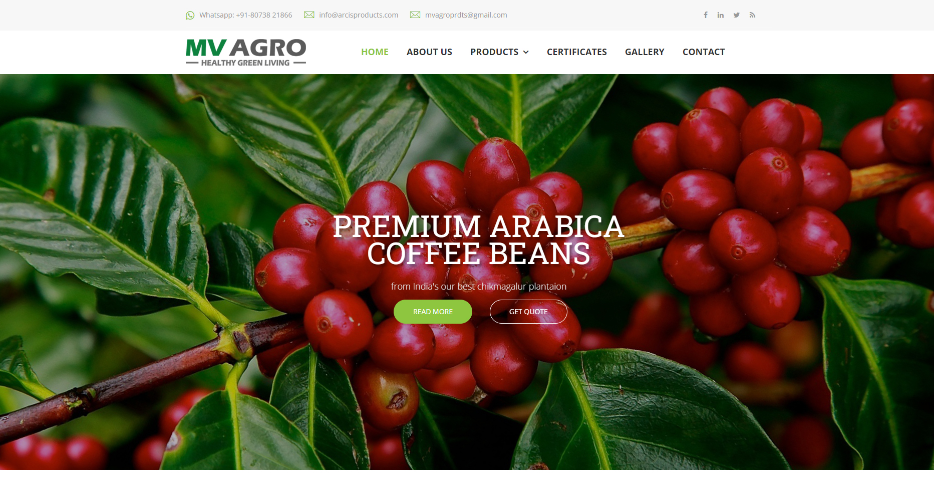 Arcis MVagro Brand Products